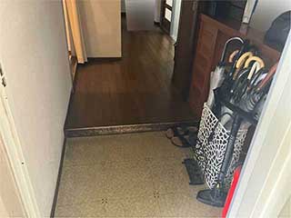 収納が少なかった玄関