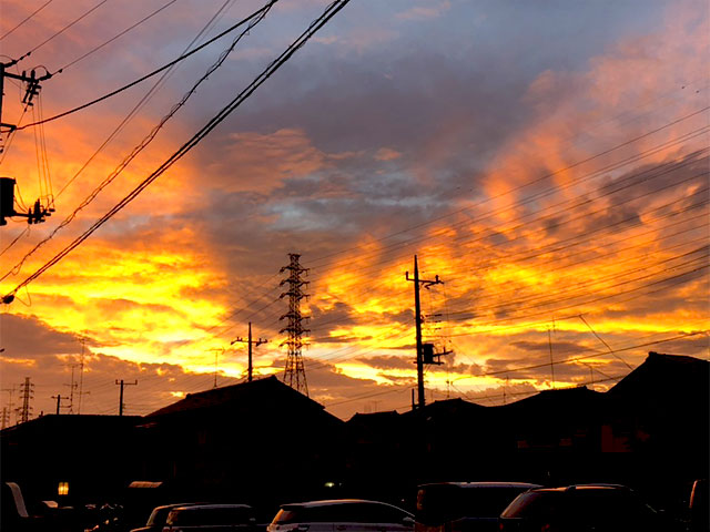 ある日の夕暮れ