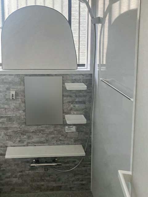 温度調節がしやすく使い勝手の良い浴室用シャワーバス水栓