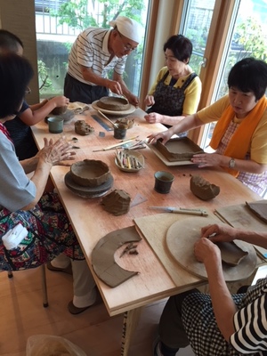 そらどまの家　陶芸展開催中！