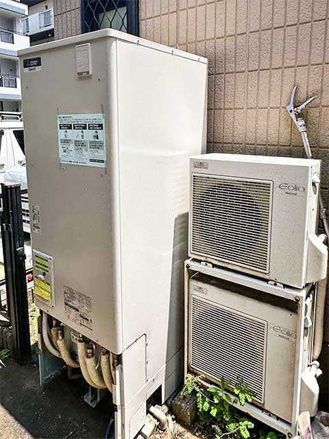 お湯があふれるエラー？10年越えのエコキュートを交換｜流山市O様邸