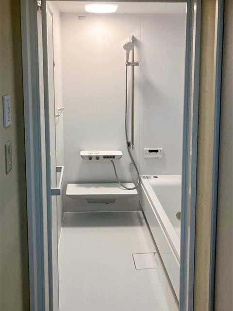 TOTOサザナ1616 Pタイプを設置した浴室施工後写真