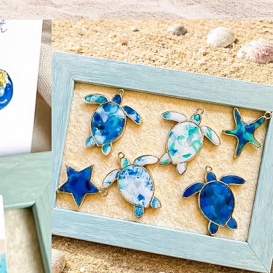 milimili earthの海洋プラスチックを使ったピアス